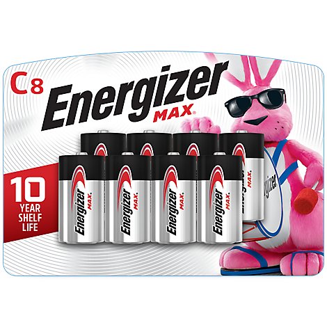 Energizer MAX C Cell Alkaline Batteries - 9 Count
