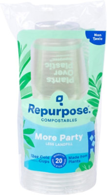Repurpose Cup Cold 12 Ounce - 20 Count