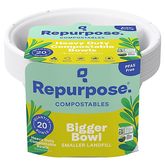 Repurpose Bowls 16 Ounce Wrapper - 20 Count