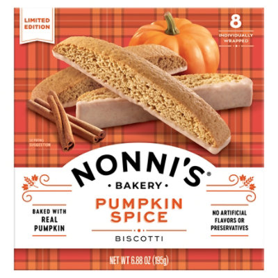 Nonnis Biscotti Pumpkin Spice Limited Edition - 6.88 Oz - Image 3