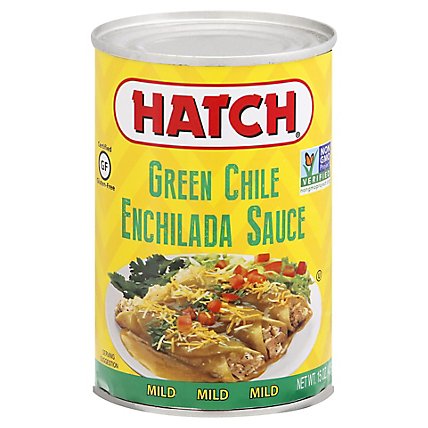 HATCH Sauce Enchilada Gluten Free Green Chile Mild Can - 15 Oz - Image 3