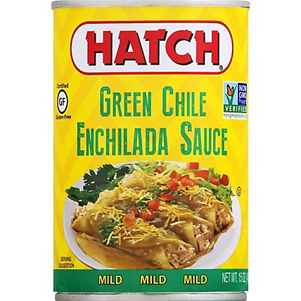HATCH Sauce Enchilada Gluten Free Green Chile Mild Can - 15 Oz - Image 2