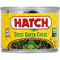 HATCH Select Green Chiles Gluten Free Diced Fire-Roasted Mild Can - 4 Oz - Image 2