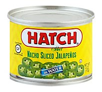 HATCH Select Jalapenos Gluten Free Nacho Sliced Can - 4 Oz