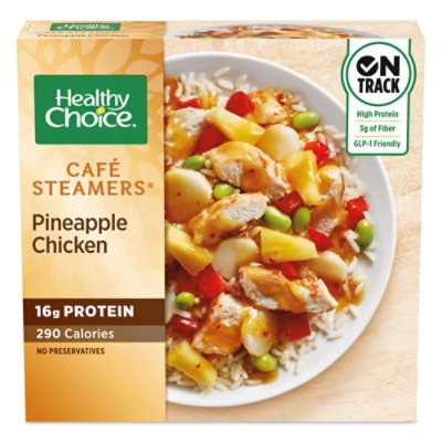 Healthy Choice Cafe Steamers Pineapple Chicken Frozen Meal - 9.9 Oz - Image 1