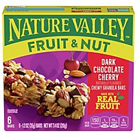 Nature Valley Granola Bars Chewy Trail Mix Dark Chocolate Cherry - 6-1.2 Oz - Image 1