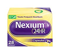 Nexium 24HR Delayed Release Heartburn Relief Capsule Esomeprazole Magnesium Acid Reducer - 28 Count
