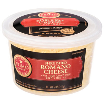 Primo Taglio Cheese Romano Shredded - 5 Oz