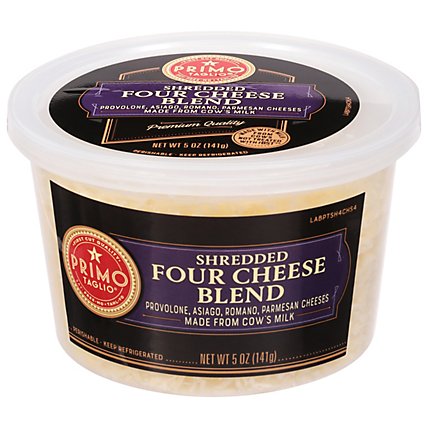 Primo Taglio Cheese Four Cheese Blend Shredded - 5 Oz - Image 3