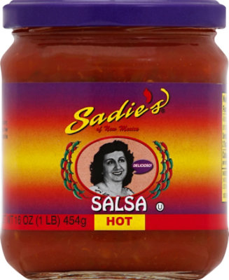 Sadies Salsa Hot Jar - 16 Oz - Image 2