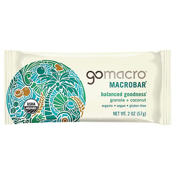 GoMacro Goodness Granola Coconut Macrobar - 2 Oz
