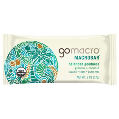 GoMacro Goodness Granola Coconut Macrobar - 2 Oz