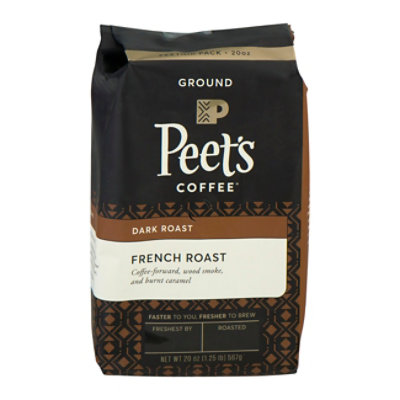 Peets Coffee Coffee Ground Deep Roast French Roast - 20 Oz - Image 3