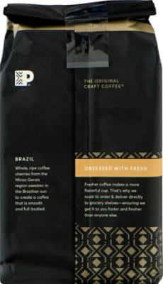 Peets Coffee Coffee Ground Medium Roast Brazil Minas Naturais - 20 Oz - Image 4