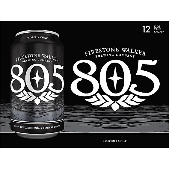 Firestone Walker 805 Blonde Ale Cans - 12-12 Fl. Oz.