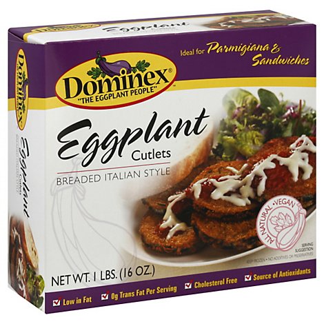 Dominex Eggplant Cutlets - 16 Oz