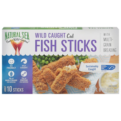 Natural Sea Premium Cod Fish Sticks - 8 Oz - Image 3