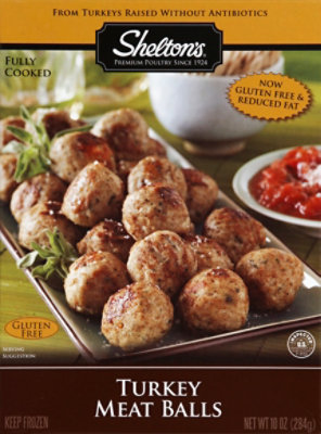 Sheltons Free Range Turkey Meat Balls - 10 Oz - Image 2