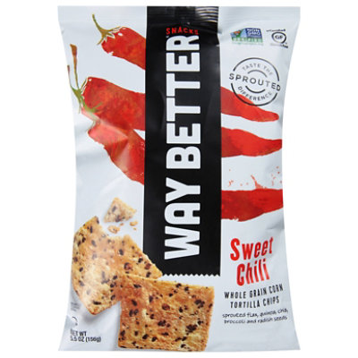 Way Better Snacks Tortilla Chips Sweet Chili - 5.5 Oz - Image 1
