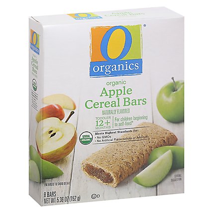 O Organics Organic Cereal Bars Apple - 8-0.67 Oz - Image 1
