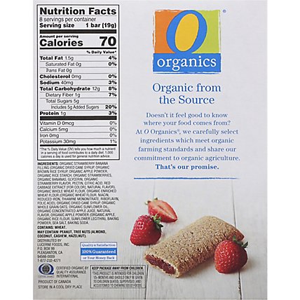 O Organics Organic Cereal Bars Strawberry - 8-0.67 Oz - Image 6