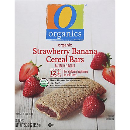 O Organics Organic Cereal Bars Strawberry - 8-0.67 Oz - Image 2