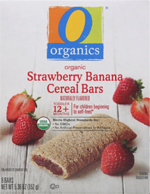 O Organics Organic Cereal Bars Strawberry - 8-0.67 Oz - Image 2