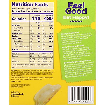 Feel Good Foods Potstickers Vegetable - 10 Oz - Image 6