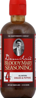 Demitris Bloody Mary Seasoning Chilies & Peppers - 8 Fl. Oz. - Image 2