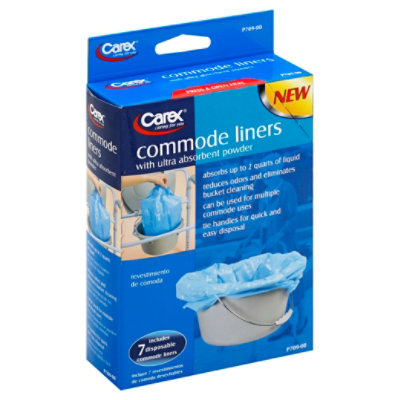 Carex Commode Liners - 7 Count