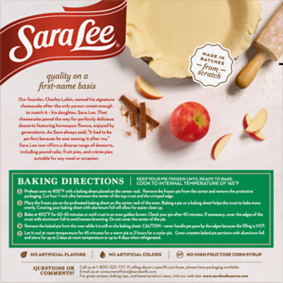 Sara Lee Pie Oven Fresh Apple - 34 Oz - Image 4