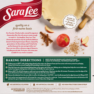 Sara Lee Pie Oven Fresh Dutch Apple - 34 Oz - Image 4
