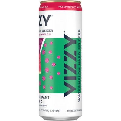 Vizzy Passion Fruit Watermelon Hard Seltzer 5.0% ABV Can - 24 Fl. Oz. - Image 1