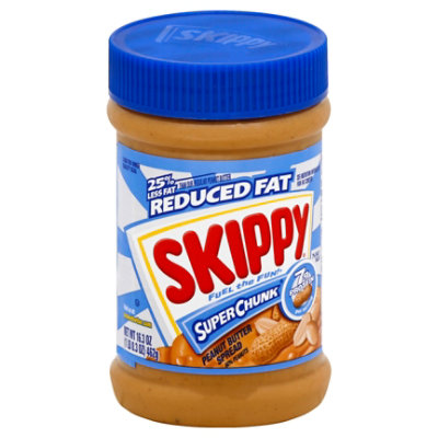 SKIPPY Peanut Butter Spread Super Chunk Reduced Fat - 16.3 Oz - Image 1