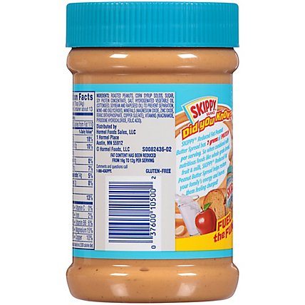 SKIPPY Peanut Butter Spread Creamy Reduced Fat - 16.3 Oz - Image 6