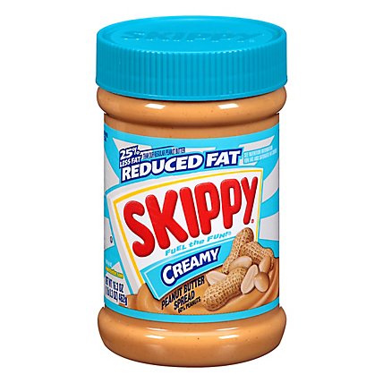 SKIPPY Peanut Butter Spread Creamy Reduced Fat - 16.3 Oz - Image 1