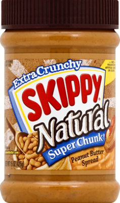 SKIPPY Natural Peanut Butter Spread Super Chunk Extra Crunchy - 15 Oz - Image 2