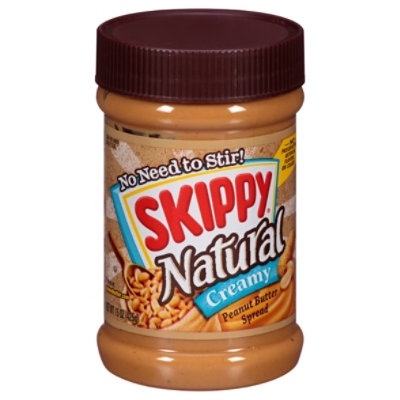 SKIPPY Natural Peanut Butter Spread Creamy - 15 Oz - Image 1