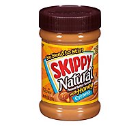 SKIPPY Natural Peanut Butter Spread Creamy with Honey - 15 Oz