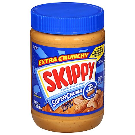 SKIPPY Peanut Butter Spread Super Chunk Extra Crunchy - 28 Oz