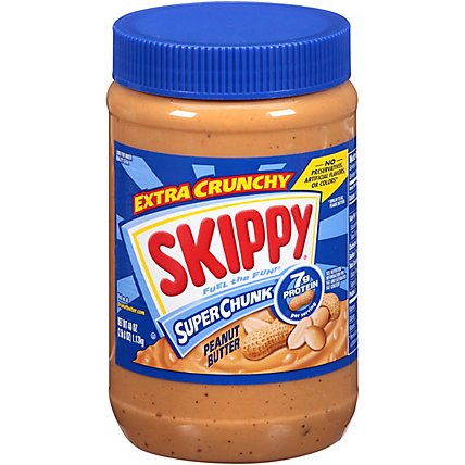 SKIPPY Peanut Butter Spread Super Chunk Extra Crunchy - 40 Oz - Image 2