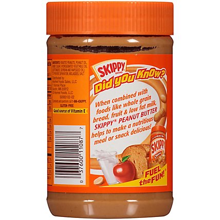 SKIPPY Peanut Butter Spread Creamy Roasted Honey Nut - 16.3 Oz - Image 6