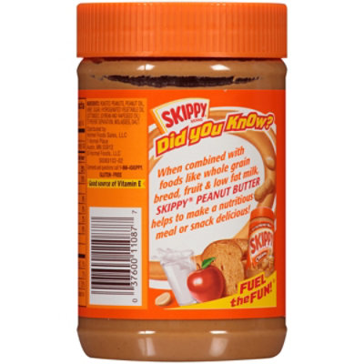SKIPPY Peanut Butter Spread Creamy Roasted Honey Nut - 16.3 Oz - Image 6