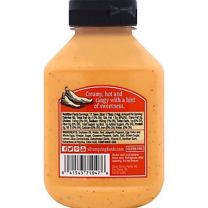 Silver Spring Sauce Sriracha Spicy - 8.5 Oz - Image 2