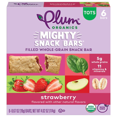 Plum Mighty 4 Bars Strawberry With Spinach - 6-.67 Oz - Image 2