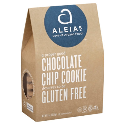 Aleias Cookies Chocolate Chip Gluten Free - 9 Oz