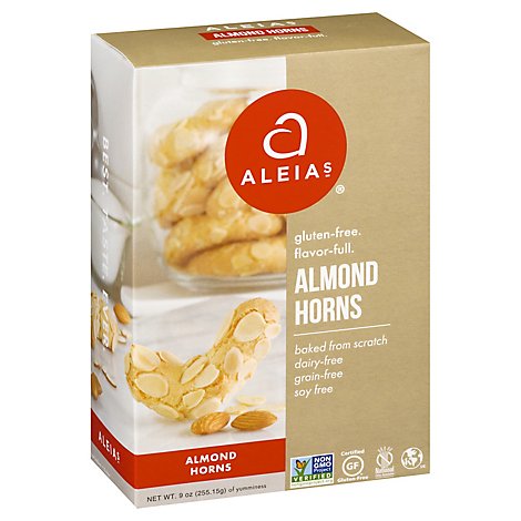 Aleias Almond Horns Gluten Free - 9 Oz