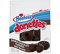 Hostess Donettes Double Chocolate Mini Donuts - 10.75 Oz