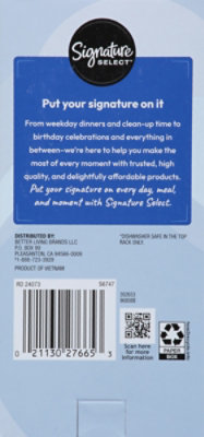 Signature SELECT Flatware Everyday Assorted Heavy Duty 16 Forks 16 Knives 16 Spoons - 48 Count - Image 3