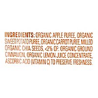 Happy Tot Organics Fruit & Veggie Blend Apples Sweet Potato Carrots Cinnamon + Super Chia - 4.22 Oz - Image 5